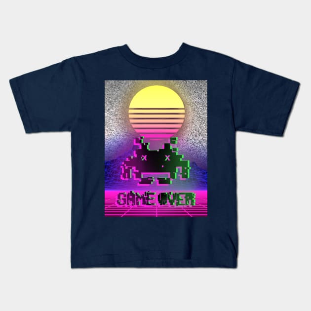 8BIT Kids T-Shirt by RightHand_kun